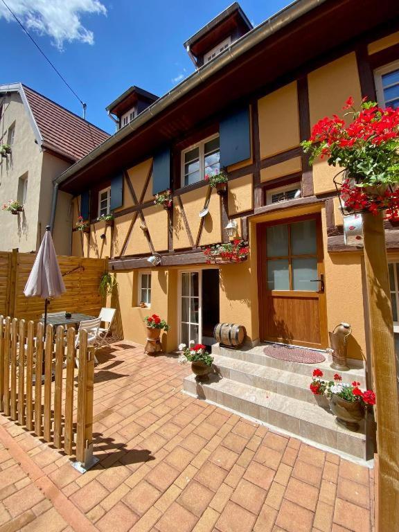 万泽内姆Coeur D'Alsace Colmar Vignobles Ouest Avec Terrasses别墅 外观 照片